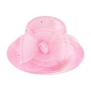 Pink Mesh Bow Dressy Hat, is an elegant and high fashion accessory for your modern couture. Unique and elegant hats, family, friends, and guests are guaranteed to be astonished by this mesh bow dressy hat. The fascinator hat with exquisite workmanship is soft, lightweight, skin-friendly, and very comfortable to wear. 