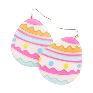 Pink Multi Easter Egg Resin Dangle Earrings, Embrace the Easter spirit with these cute earrings. These adorable dainty gift earrings are bound to cause a smile or two. The exquisite design will never go out of style & it will make you unique this Easter. Surprise your loved ones on this Easter Sunday occasion. It's a great gift idea for your Wife, Mom, or your Loving One. Happy Easter!