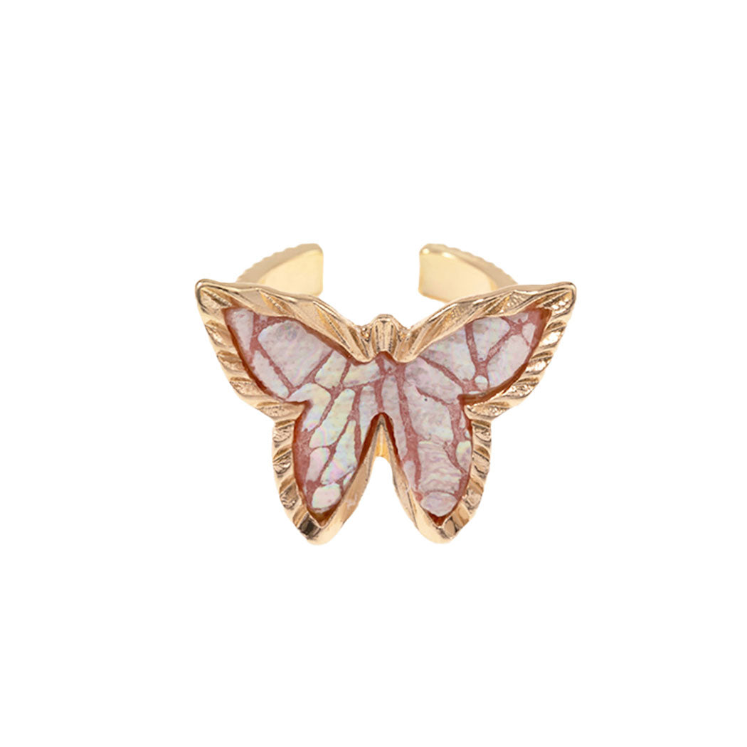 Pink Patterned Butterfly Ring, this butterfly ring will remind you that you can achieve what you set out to do. Butterfly represents transformation and new beginnings. If you are drawn to classy and refined styles, this exquisite detailed ring is the best match for you. Jewelry that fits your lifestyle! This butterfly ring is a great gift for a bugs insects admirer. Perfect Birthday Gift, Anniversary Gift, Mother's Day Gift, Valentine's Gift, Graduation Gift, Just Because Gift, Thank you Gift.