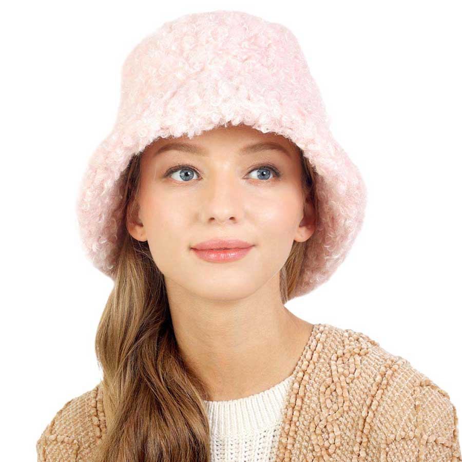 Light Blue Sherpa Bucket Hat, Get Ready for Fall and Winter in style and comfort and stay warm in this Trendy Boho Chic, Sherpa Bucket Hat. It's made of soft durable material has amazing breathability for your head. Warm, soft, fuzzy and high quality. Great gift for that fashionable on-trend friend. The round design at the top is more humane and fits the shape of everyone's head. Perfect for both casual daily and outdoor activities, such as fishing, hunting, hiking and camping.
