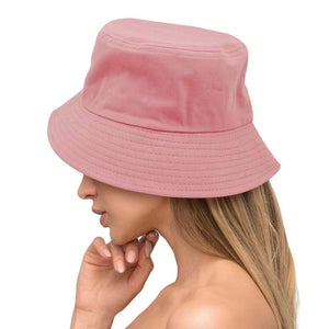 Pink Solid Bucket Hat, show your trendy side with this Solid corduroy bucket hat. Adds a great accent to your wardrobe, This elegant, timeless & classic Bucket Hat looks fashionable. Perfect for that bad hair day, or simply casual everyday wear;  Accessorize the fun way with this solid Corduroy bucket hat.