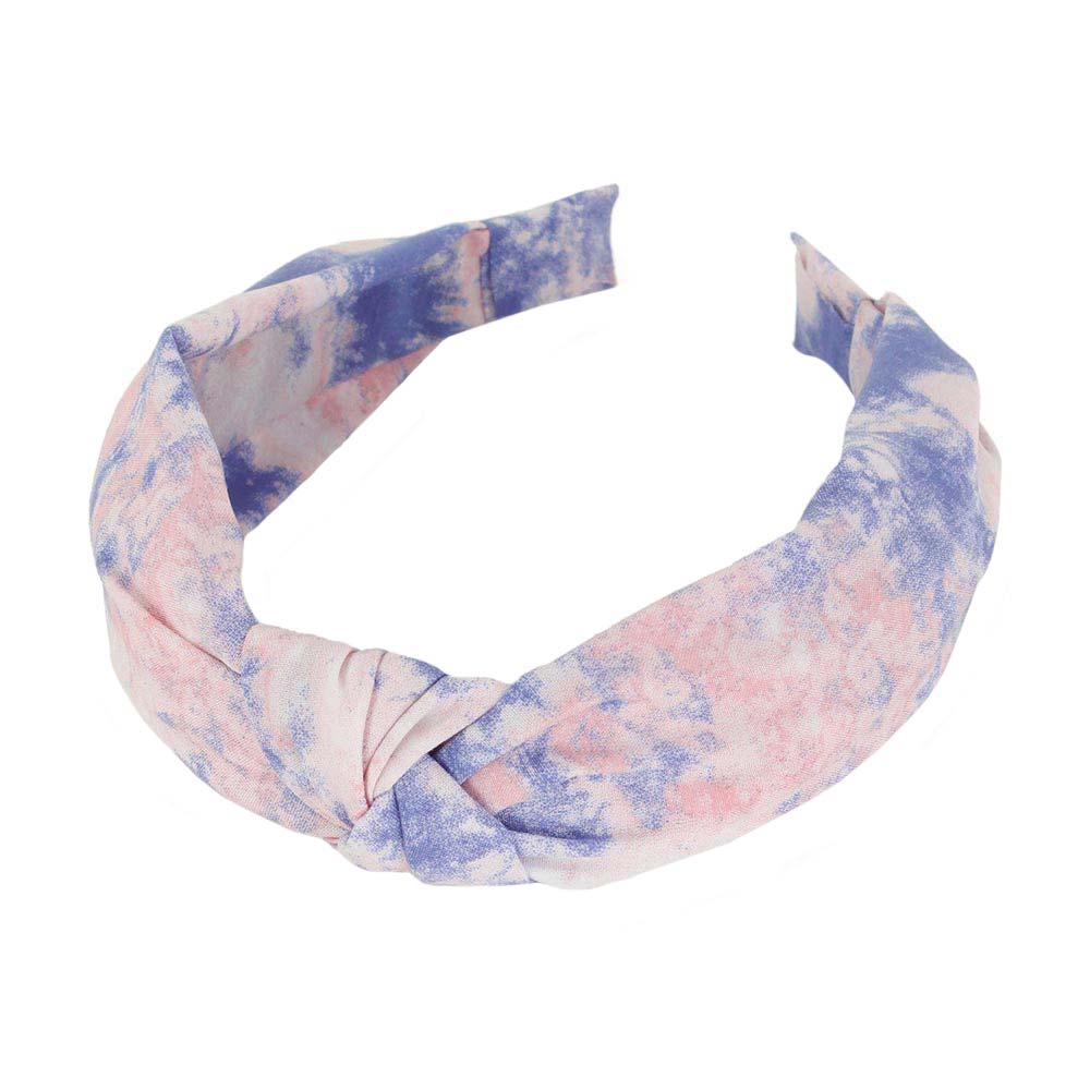 Pink Tie Dye Burnout Knot Headband, create a natural & beautiful look while perfectly matching your color with the easy-to-use Knot Burnout Headband. Add a super neat and trendy knot to any boring style. Perfect for everyday wear, special occasions, festivals, and more. Awesome gift idea for your loved one or yourself.