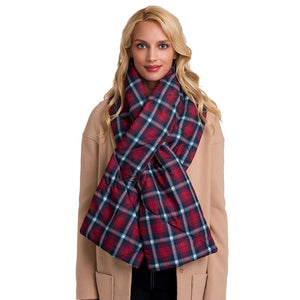 Red Plaid Scarf Lightweight, soft, accents your look, highly versatile scarf, gives many options to dress up your attire, goes well with everything from jeans & tee to work trousers & a sweater. A great wardrobe staple. Perfect Valentine's Day Gift, Birthday Gift, Anniversary Gift, Regalo Día del Amor, Regalo Cumpleaños, Winter Scarf