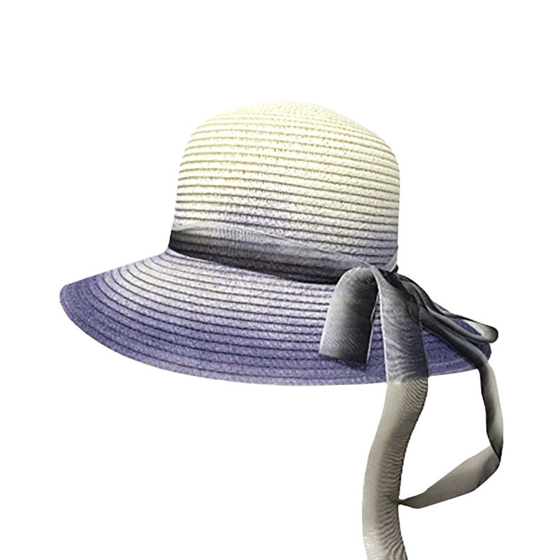 Purple Ombre Bow Band Straw Sun Hat, whether you’re basking under the summer sun at the beach, lounging by the pool, or kicking back with friends at the lake, a great hat can keep you cool and comfortable even when the sun is high in the sky.  Large, comfortable, and perfect for keeping the sun off of your face, neck, and shoulders, ideal for travellers who are on vacation or just spending some time in the great outdoors.