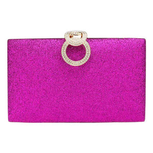 Purple Shimmery Evening Clutch Crossbody Bag, The high-quality clutch is elegant and glamorous. Ladies' luxury night clutch purses and evening bags, which is a very practical handbag. The unique design will make you shine. perfect for money, credit cards, keys or coins, etc. This Shimmery evening detachable clutch bag  Crossbody chain strap, sparkling adorn all sides of this lustrous style, special occasion bag, will add a romantic and glamorous touch to your special day.