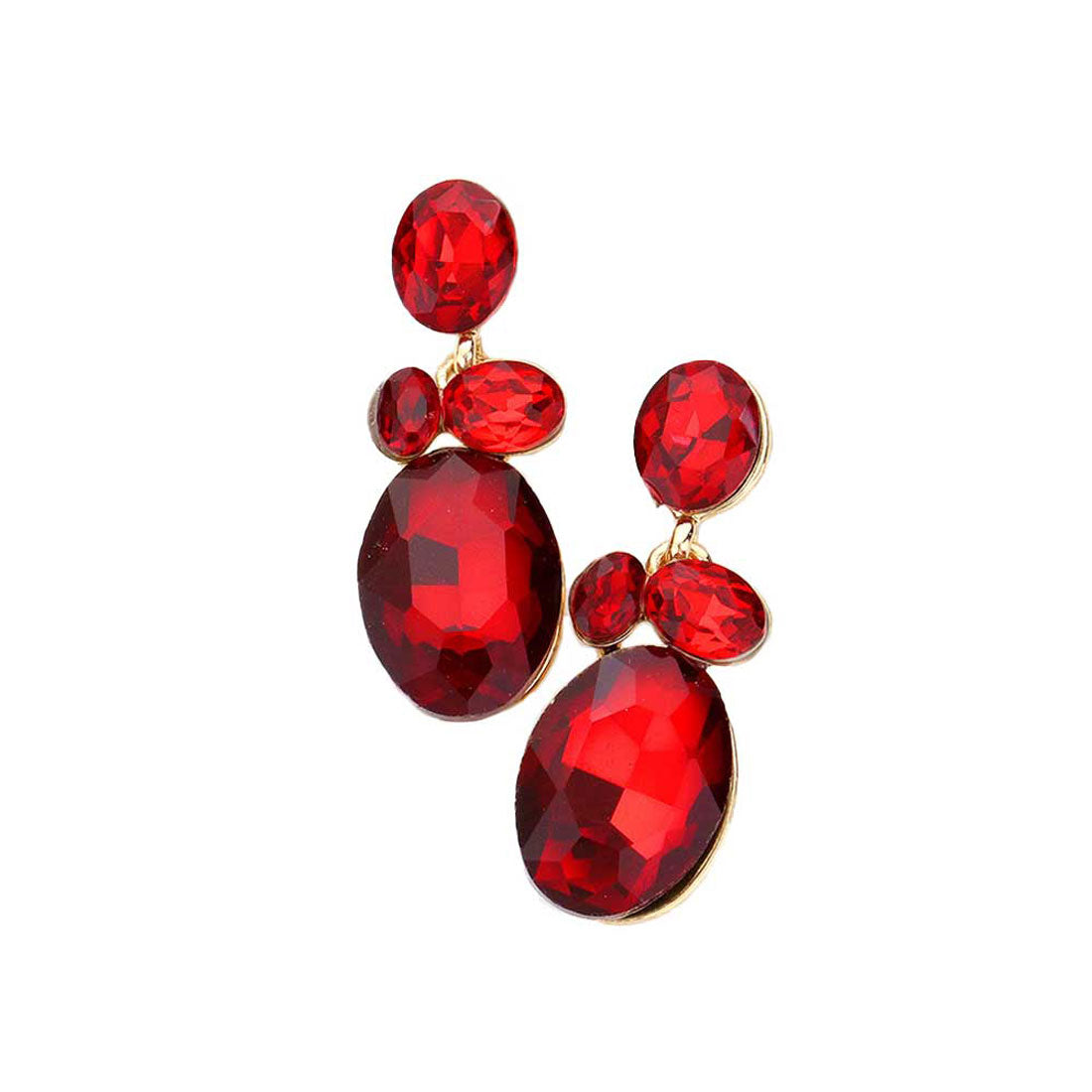 Red Oval Stone Link Dangle Evening Earrings. Look like the ultimate fashionista with these Earrings! Add something special to your outfit ! It will be your new favorite accessory. Perfect Birthday Gift, Anniversary Gift, Mother's Day Gift, Graduation Gift, Prom Jewelry, Just Because Gift, Thank you Gift.