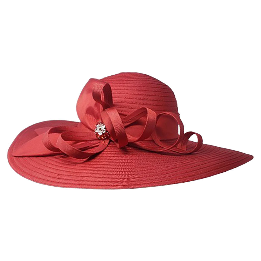 Red Bow Accented Dressy Hat, is an elegant and high fashion accessory for your modern couture. Unique and elegant hats, family, friends, and guests are guaranteed to be astonished by this bow-accented hat. The fascinator hat with exquisite workmanship is soft, lightweight, skin-friendly, and very comfortable to wear. 