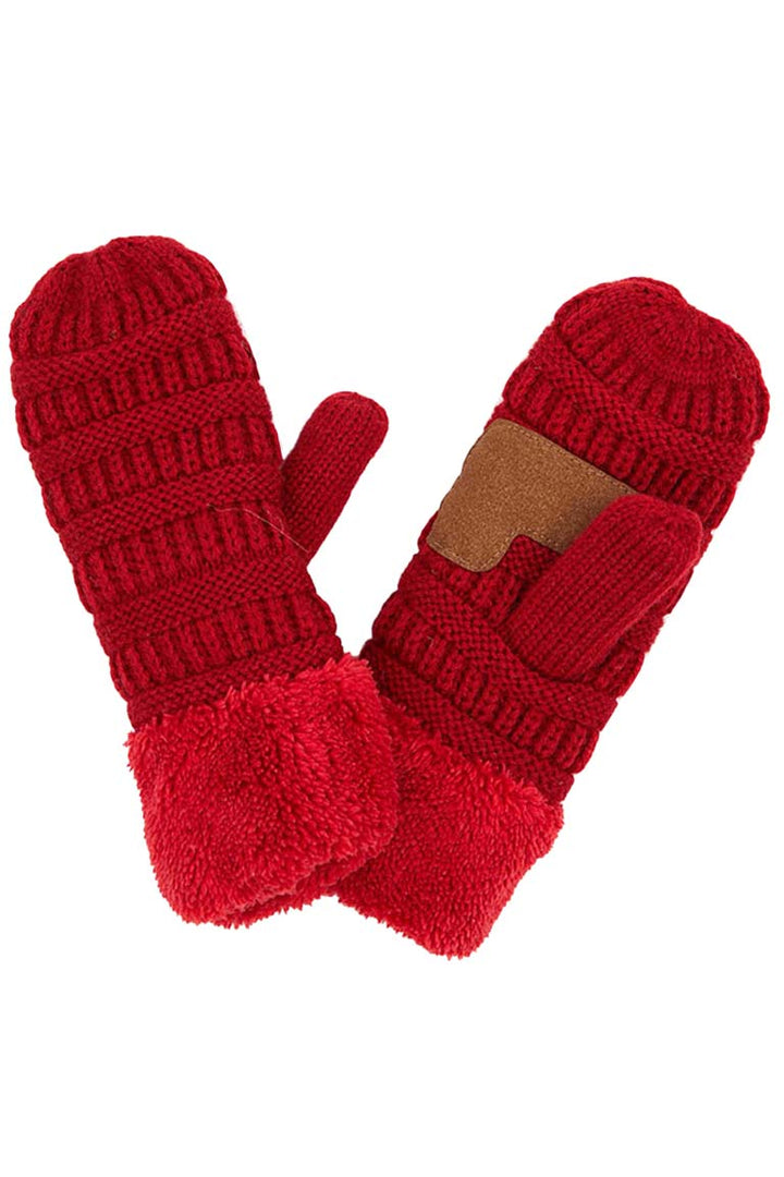 Red C C Solid Color Knitted Mitten Gloves, give your look so much more eye-catching with a solid color. It gives you a cozy feel, very fashionable, attractive, and cute looking in the winter season and cold days. This easy and classic glove is soft and muted. Before running out the door into the cool air, you’ll want to reach for these toasty gloves to keep your hands incredibly warm. An awesome pair of gloves that fits with any outfit with style.