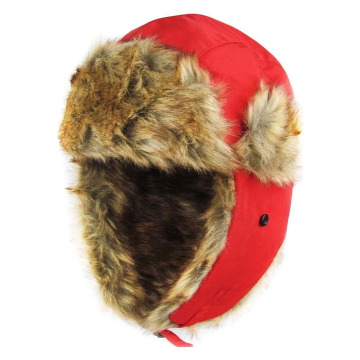 Faux Fur Trimmed Solid Trapper Hat Soft Faux Fur Hat Warm Fleece Lined Hat very comfortable winter hat is so soft, it’s plush Ear Flaps will keep you oh so warm, the faux fur lining keeps you toasty in the coldest weather. A cold winter must have! Perfect Gift Birthday, Christmas, Holiday, Anniversary, etc.