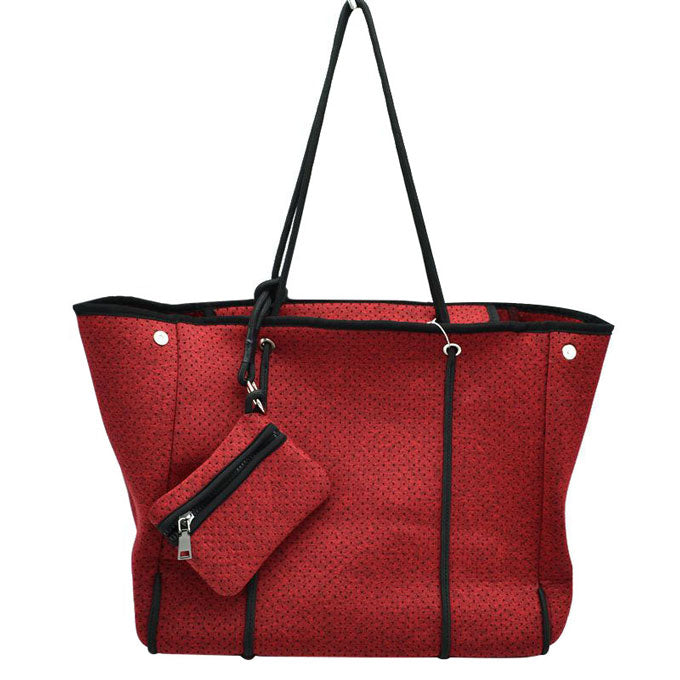 Red Large Tote Bag Women Work Bag Purse Neoprene Zip. Add something special to your outfit! This fashionable bag will be your new favorite accessory. Ideal for parties, events, holidays, pair these tote bags with any ensemble for a polished look. Versatile enough for carrying through the week, ultra lightweight to carry around all day. Perfect Birthday Gift, Anniversary Gift, Mother's Day Gift, Graduation Gift, Valentine's Day Gift.