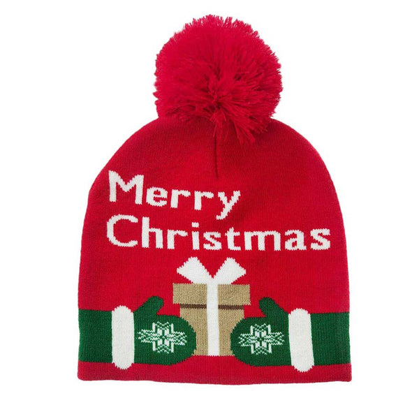 Red Merry Christmas Message Pom Knit Beanie Hat, is an awesome beanie hat for this Christmas season to keep you warm and toasty with trendiness at Christmas parties. Before running out the door into the cool air or Christmas Party, you’ll want to reach for this toasty beanie to keep you incredibly warm and toasty. Whenever you wear this beanie hat with a Christmas Snowman design, you'll look like the ultimate fashionista to drag the crowd's attraction at the Christmas party. 