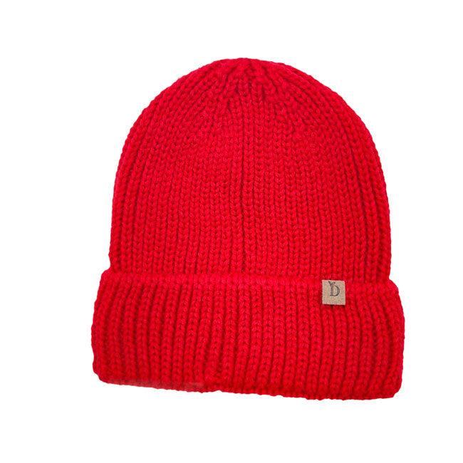Red Solid Ribbed Cuff Beanie Hat, before running out the door into the cool air, you’ll want to reach for this toasty beanie to keep you incredibly warm. Accessorize the fun way with this beanie winter hat, it's the autumnal touch you need to finish your outfit in style. Awesome winter gift accessory! Perfect Gift Birthday, Christmas, Stocking Stuffer, Secret Santa, Holiday, Anniversary, Valentine's Day, Loved One.
