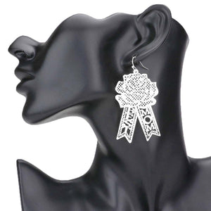 Rhodium Best Mom Message Brass Metal Rose Flower Dangle Earrings, jewelry that fits your lifestyle, adding a pop of pretty color. Enhance your attire with these vibrant beautiful Best Mom dangle earrings to dress up or down your look. The perfect gift for Valentine's Day, Wedding, Prom, Birthday, Christmas, Anniversary, etc.