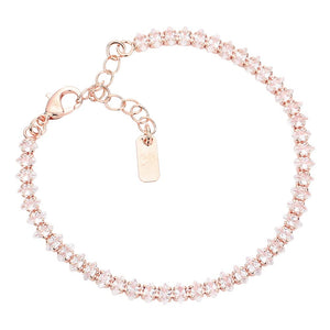 Rose Gold Marquise Crystal Rhinestone Evening Bracelet, this rhinestone bracelet adds an extra glow to your outfit to make you more beautiful. Pair these with a tee and jeans and you are perfectly good to go. The jewelry that fits your lifestyle with the fashionable and trendy look! It will be your new favorite go-to accessory to stand out in any place. A perfect jewelry gift to expand a woman's fashion wardrobe with a classic, timeless style.