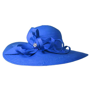 Royal Blue Bow Accented Dressy Hat, is an elegant and high fashion accessory for your modern couture. Unique and elegant hats, family, friends, and guests are guaranteed to be astonished by this bow-accented hat. The fascinator hat with exquisite workmanship is soft, lightweight, skin-friendly, and very comfortable to wear. 