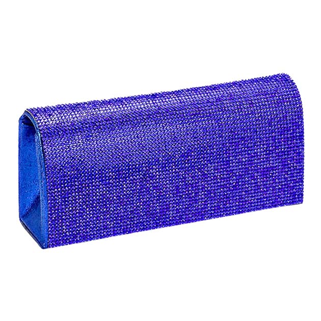 Royal Blue Shimmery Evening Clutch Bag, This evening purse bag is uniquely detailed, featuring a bright, sparkly finish giving this bag that sophisticated look that works for both classic and formal attire, will add a romantic & glamorous touch to your special day. This is the perfect evening purse for any fancy or formal occasion when you want to accessorize your dress, gown or evening attire during a wedding, bridesmaid bag, formal or on date night.