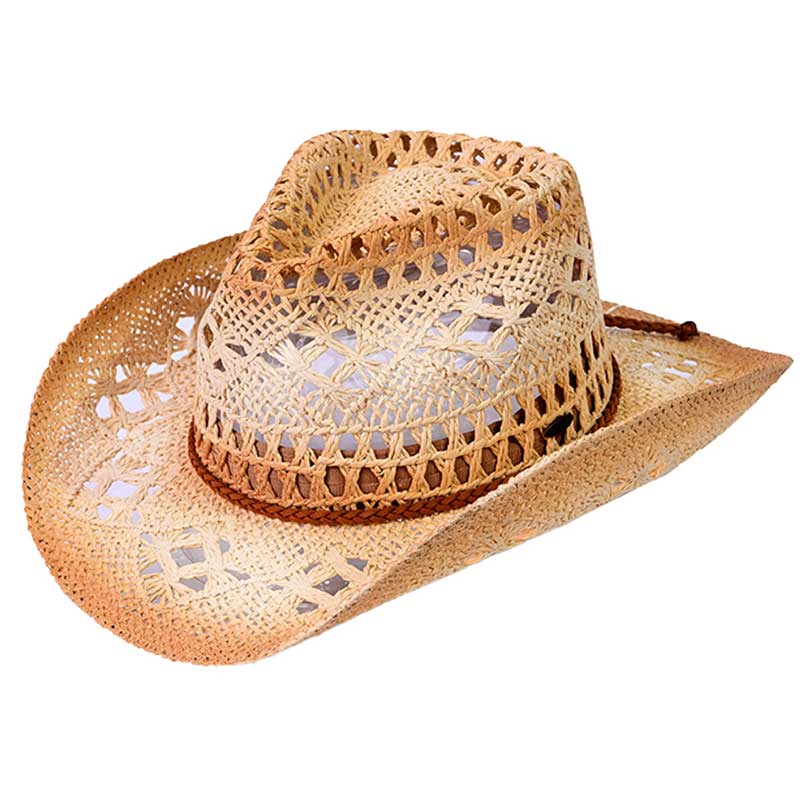 Rust C C Ombre Open Weave Cowboy Hat, Whether you’re lounging by the pool or attend at any event. This is a great hat that can keep you stay cool and comfortable in a party mood. Perfect Gift Cool Fashion Cowboy, Prom, birthdays, Mother’s Day, Christmas, anniversaries, holidays, Mardi Gras, Valentine’s Day, or any occasion.