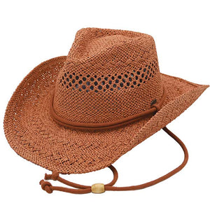 Rust C C Solid Cowboy Hat, Whether you’re lounging by the pool or attend at any event. This is a great hat that can keep you stay cool and comfortable in a party mood. It amps up your beauty & class to a greater extent. Perfect Gift Cool Fashion Cowboy, Birthday, Holiday, Valentine's Day, Christmas.