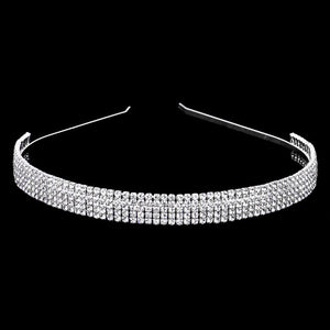 Silver 5Rows Rhinestone Headband, add a pop of color to any outfit! These headbands look great and keep your hair in place and you feel so comfy , you will be protected in the harshest of elements, Perfect for a wide range of sports, from yoga and hiking to running and cycling. Fabulous gift idea for your loved one or yourself.