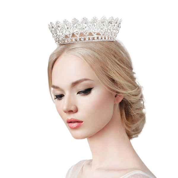 Silver-Marquise-Stone-Accented 