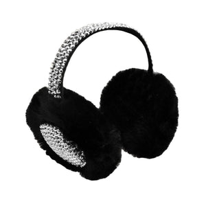 Silver Studded Fluffy Plush Fur Foldable Earmuff, is soft & furry that will shield your ears from cold winter weather ensuring all-day comfort. The plush fur foldable design earmuff creates a cozy feel & gives you a trendy look. It's both comfy and fashionable. These are so soft and toasty that you’ll want to wear them everywhere, especially while running out of the door in the cold weather in the mood.