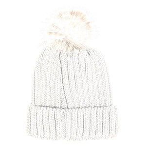 Cozy White Cable Knit White Pom Pom Beanie Hat Warm Knit Pom Pom Hat Winter Hat, before running out the door to cold weather, reach for this classic toasty hat to keep you incredibly warm, the autumnal touch finish to your outfit. Perfect Gift Birthday, Christmas, Holiday, Anniversary, Stocking Stuffer, Valentine's Day, Loved One