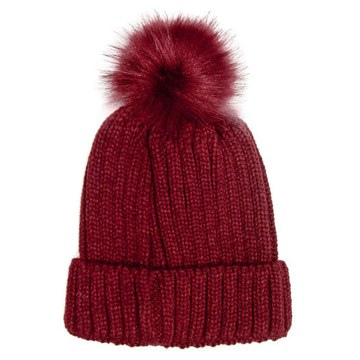 Cozy Burgundy Cable Knit Burgundy Pom Pom Beanie Hat Warm Knit Pom Pom Hat Winter Hat, before running out the door to cold weather, reach for this classic toasty hat to keep you incredibly warm, the autumnal touch finish to your outfit. Perfect Gift Birthday, Christmas, Holiday, Anniversary, Stocking Stuffer, Valentine's Day, Loved One