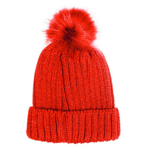 Cozy Red Cable Knit Red Pom Pom Beanie Hat Warm Knit Pom Pom Hat Winter Hat, before running out the door to cold weather, reach for this classic toasty hat to keep you incredibly warm, the autumnal touch finish to your outfit. Perfect Gift Birthday, Christmas, Holiday, Anniversary, Stocking Stuffer, Valentine's Day, Loved One