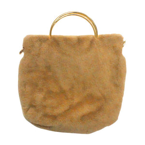 Tan Solid Faux Fur Tote Crossbody Bag, this cute and attractive crossbody bag is awesome to show your trendy choice that will make you stand out. It gives you the best support for carrying the handy stuff. Have fun and look stylish with this beautiful crossbody bag that will amp up your attire surely. It's versatile enough for wearing straight through the week. Perfectly lightweight to carry around all day