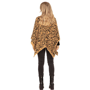 Leopard Printed Soft Poncho Soft Leopard Shawl Cape Wrap, are trending and an easy, comfortable, warm option you can easily throw on and look great in any outfit! Perfect Birthday Gift , Christmas Gift , Anniversary Gift, Regalo Navidad, Regalo Cumpleanos, Valentine's Day Gift.