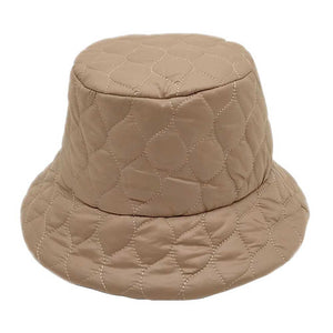 Taupe Wave Padded Bucket Hat, Show your trendy side with this chic Wave Padded Bucket Hat. Have fun and look Stylish anywhere outdoors. Great for covering up when you are having a bad hair day. Perfect for protecting you from the sun, rain, wind, snow, beach, pool, camping, or any outdoor activities. Amps up your outlook with confidence with this trendy bucket hat.