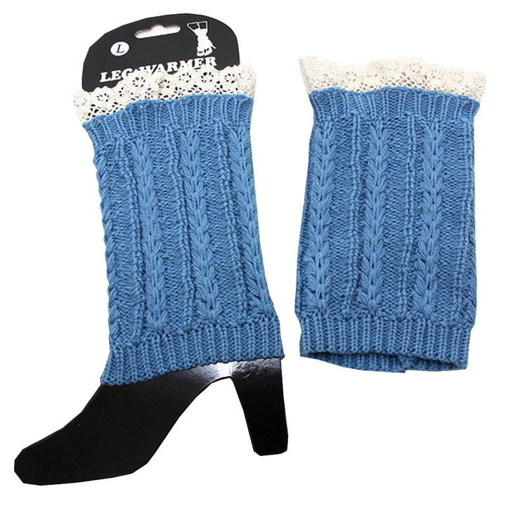 Turquoise Blue Medium Large Cutie Pie Acrylic Leg Warmer Boot Topper, soft cutie pie leg warmer will shield your legs from cold winter weather ensuring all day comfort. Boot topper is soft, comfortable and warm adding a touch of sleek style to your look, show off your trendsetting style when you wear this leg warmer boot topper.