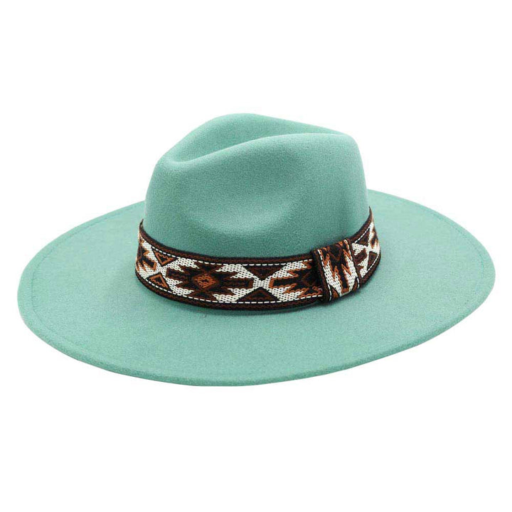 Turquoise Tribal Band Panama Hat, Keep your styles on even when you are relaxing at the pool or playing at the beach. This Panama hat style is incredibly versatile, high quality, and functional. It holds the classic Panama Hat design with a Tribal Band. It's lightweight and give a classic look perfect for every day while keeping you away from the sun, combining comfort and style.  Large, comfortable, and perfect for keeping the sun off of your face, neck, and shoulders Perfect summer, beach accessory.