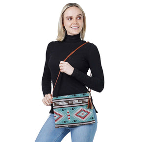 Turquoise Western Patterned Crossbody Clutch Bag, extends your fashion and confidence. These trendy and colorful Crossbody Clutch Bag bags come with adjustable and detachable hand straps to enhance your comfortability. Different colors give you the choice to take your own. It's lightweight and easy to carry. A perfect gift for birthdays, holidays, Christmas, New year, etc.