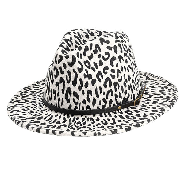 White Faux Leather Band Detailed Leopard Patterned Panama Hat, whether you’re basking under the summer sun at the beach, lounging by the pool, a great hat can keep you cool and comfortable even when the sun is high in the sky. Large, comfortable, and ideal for travelers who are spending time in the outdoors.