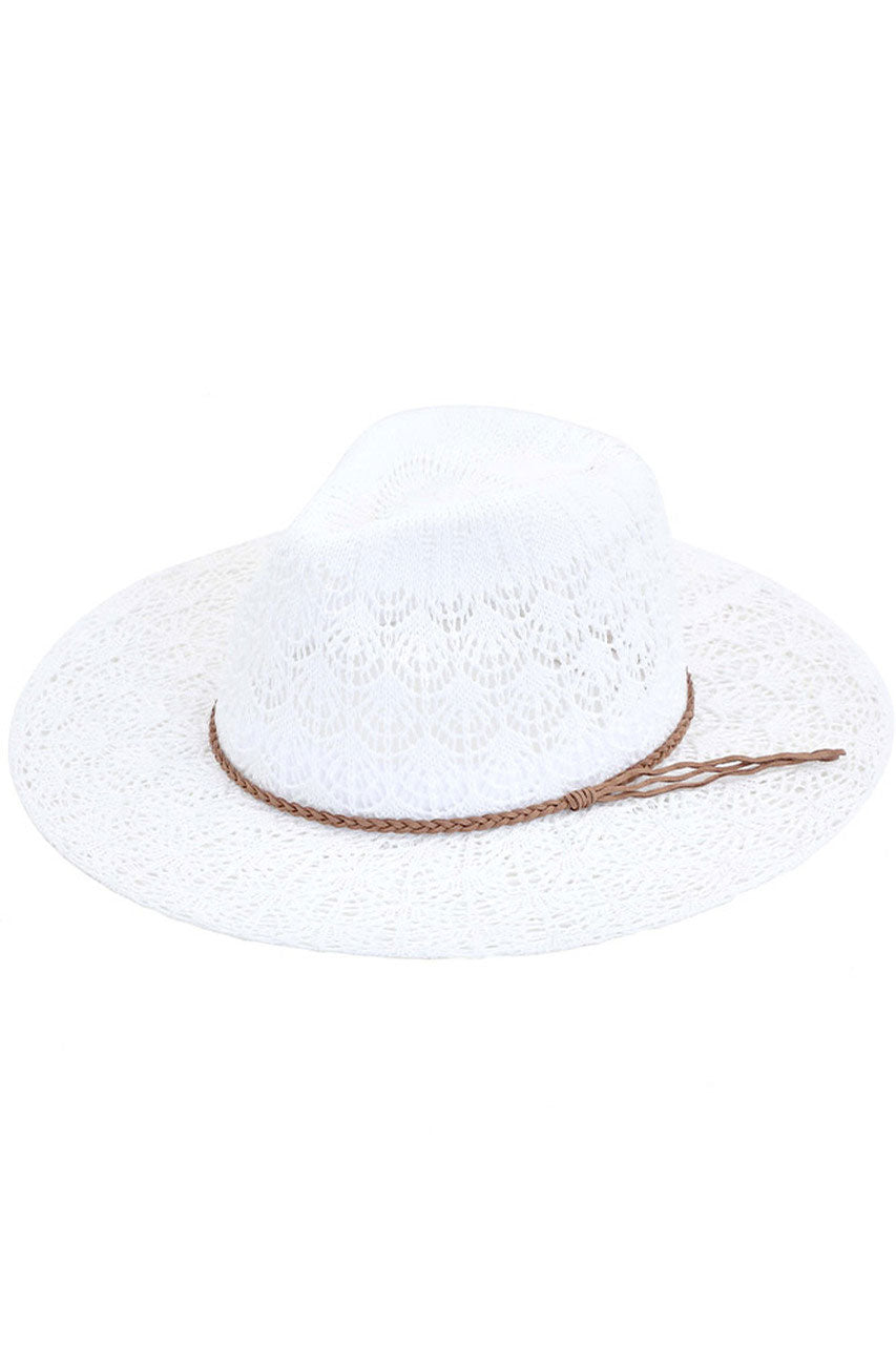 White C.C Horseshoe Lace Knitting Panama Hat, whether you’re basking under the summer sun at the beach, lounging by the pool, or kicking back with friends at the lake, a great hat can keep you cool and comfortable even when the sun is high in the sky. Comfortable, and perfect for keeping the sun off of your face, neck, and shoulders, ideal for travelers who are on vacation or just spending some time in the great outdoors.