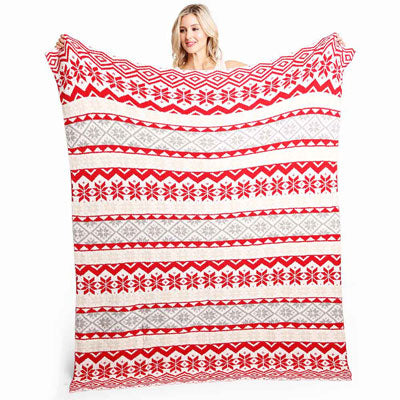 White Christmas Patterned Blanket, accent your look with this soft, highly versatile Christmas Patterned Blanket. A rugged staple brings a classic look, adds a pop of color & completes your outfit, keeping you cozy & toasty. Perfect Gift Birthday, Holiday, Christmas, Anniversary, Valentine's Day