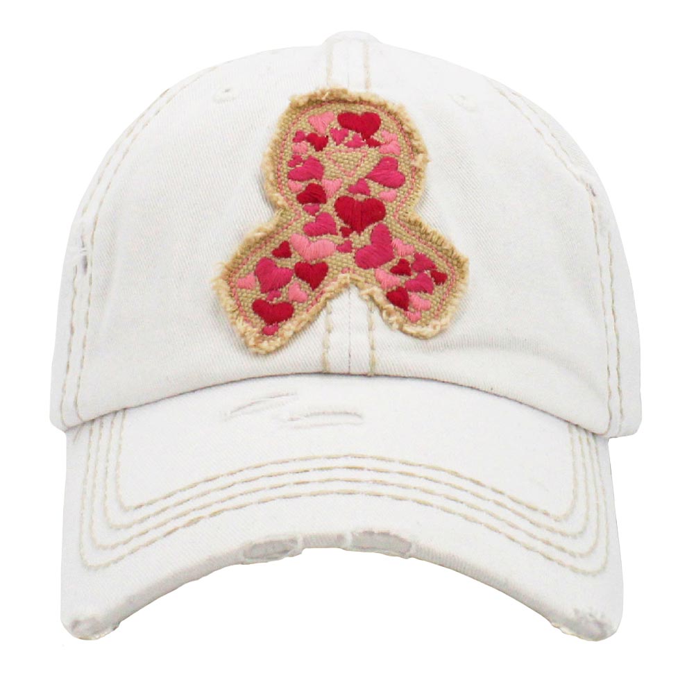 Black Pink Ribbon Vintage Baseball Cap, An awesome & cool pink ribbon-themed vintage cap that will not only save a bad hair day but also amps up your beauty to a greater extent. This Pink Ribbon embroidered baseball hat is made for you to show awareness and show off your love for womanhood. It's fully adjustable and easy to wear in the perfect style!
