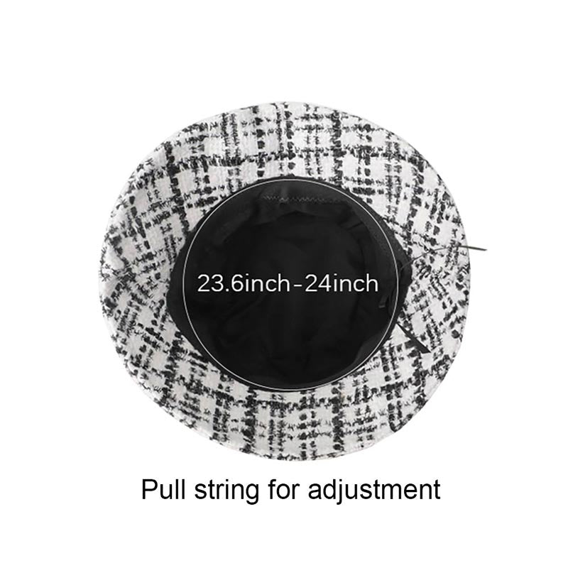 White Plaid Check Patterned Bucket Hat, show your trendy side with this Plaid Check Patterned bucket hat. adds a great accent to your wardrobe, This elegant, timeless & classic Bucket Hat looks fashionable. Perfect for that bad hair day, or simply casual everyday wear; Great gift for that fashionable on-trend friend. Perfect for both casual daily and outdoor activities, such as fishing, hunting, hiking, camping and beach.