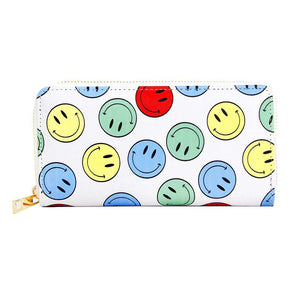 White Smile Patterned Zipper Wallet, look like the ultimate fashionista, beautiful Smile Patterned Zipper Wallet. Perfect for money, credit cards, keys or coins and many more things, light and gorgeous. Perfect Birthday Gift, Anniversary Gift, Just Because Gift, Mother's day Gift, Summer, & night out on the beach etc.