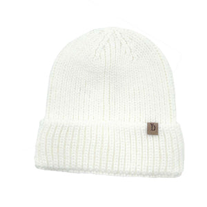 White Solid Ribbed Cuff Beanie Hat, before running out the door into the cool air, you’ll want to reach for this toasty beanie to keep you incredibly warm. Accessorize the fun way with this beanie winter hat, it's the autumnal touch you need to finish your outfit in style. Awesome winter gift accessory! Perfect Gift Birthday, Christmas, Stocking Stuffer, Secret Santa, Holiday, Anniversary, Valentine's Day, Loved One.