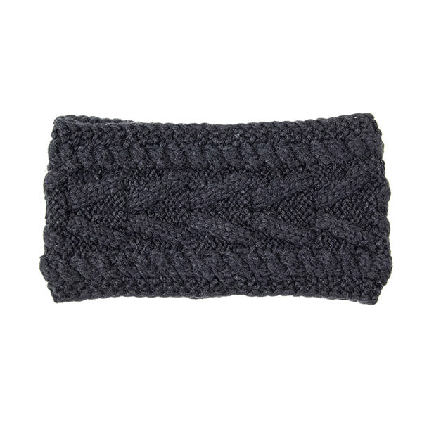 Wide Solid Gray Cable Knit Earmuff Headband Soft Gray Knit Ear Warmer Headband soft cable knit ear warmer will shield you from cold weather ensuring all day comfort. The ear band is wide, soft & comfortable adding a sleek style to your ensemble. Perfect Gift Christmas, Birthday, Holiday, Anniversary, Valentine's Day, Loved One