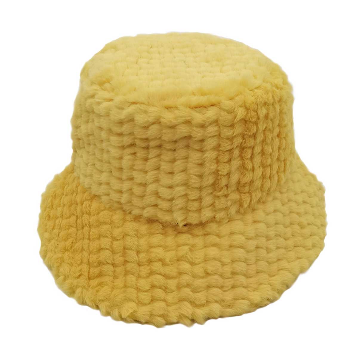 Yellow Fuzzy Faux Fur Bucket Hat, is a beautiful addition to your attire. before running out the door into the cool air, you’ll want to reach for this toasty bucket hat to keep you incredibly warm. Accessorize the fun way with this solid faux fur bucket hat, it's the autumnal touch you need to finish your outfit in style. Awesome winter gift accessory! Perfect Gift Birthday, Christmas, Stocking Stuffer, Secret Santa, Holiday, Anniversary, Valentine's Day, Loved One.