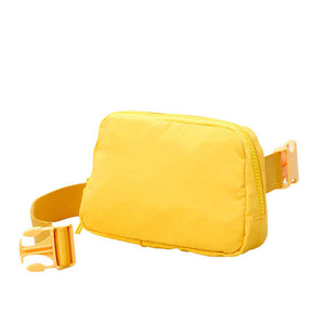  Yellow Solid Puffer Sling Bag, show your trendy side with this awesome solid puffer sling bag. It's great for carrying small and handy things. Keep your keys handy & ready for opening doors as soon as you arrive. The adjustable lightweight features room to carry what you need for those longer walks or trips. These Puffer Sling Bag packs for women could keep all your documents, Phone, Travel, Money, Cards, keys, etc., in one compact place, comfortable within arm's reach. Stay comfortable and smart. 
